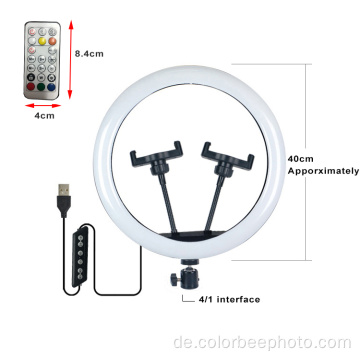 12-Zoll-RGB-Video-dimmbares LED-Ringlicht